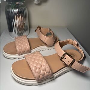 Vince Camuto sandal for girls size 2 color pink.